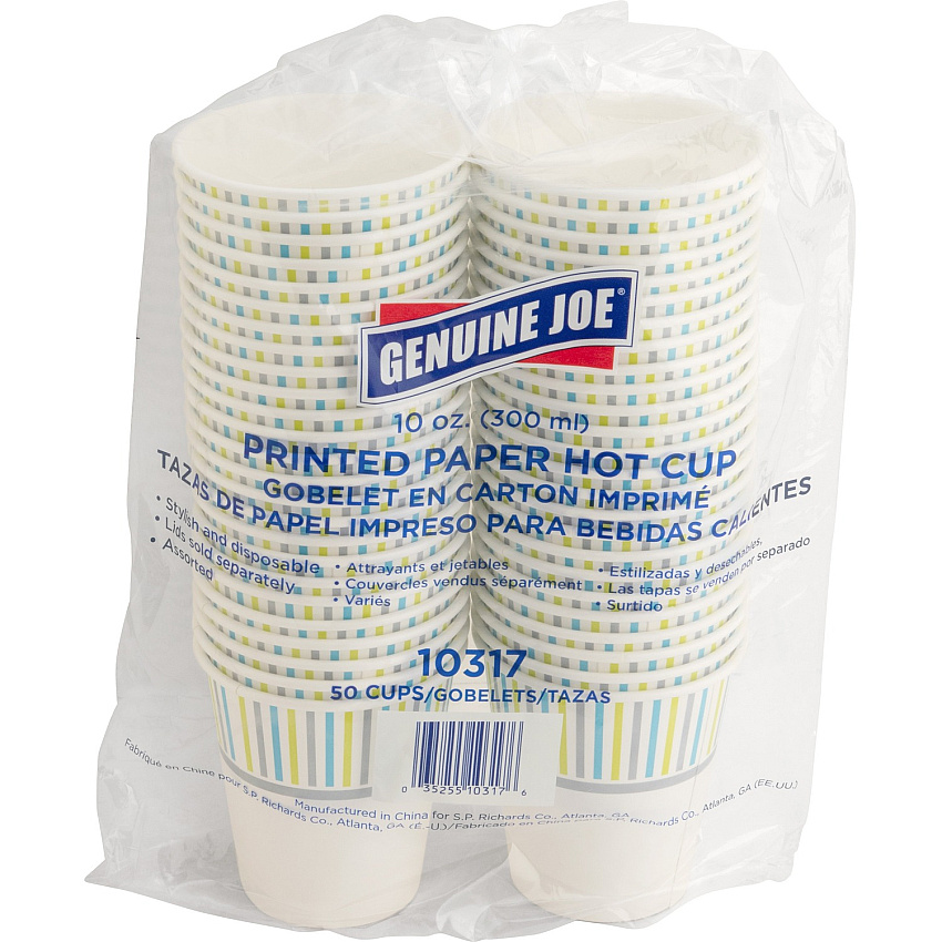 Genuine Joe 10 oz Hot Beverage Cups (GJO10317)