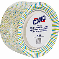 Genuine Joe 9" Printed Paper Plates (GJO10320)