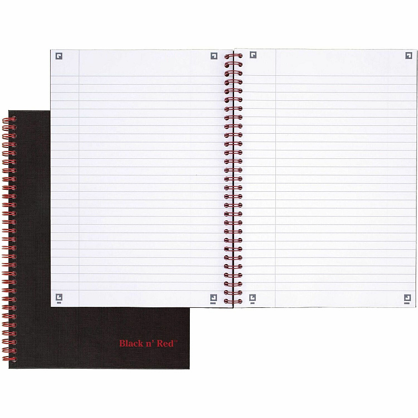 Black n' Red Hardcover Business Notebook (JDK400110532)