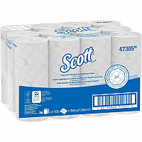Scott Pro Paper Core High-Capacity Standard Roll Toilet Paper with Elevated Design (KCC47305)