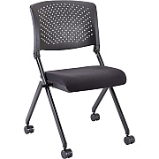 Lorell Upholstered Foldable Nesting Chairs (LLR41848)