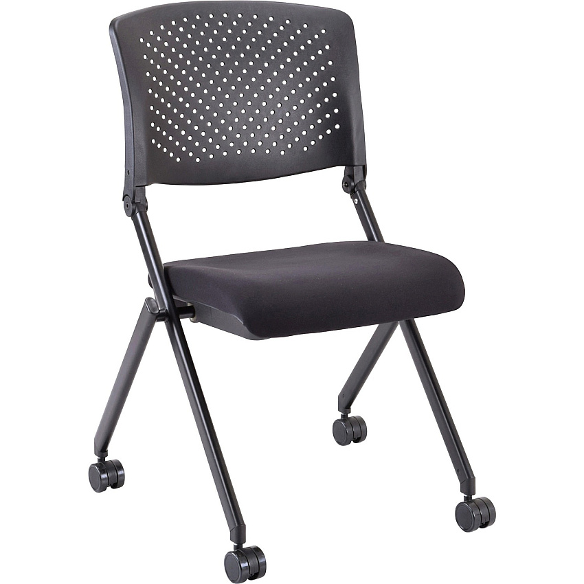 Lorell Upholstered Foldable Nesting Chairs (LLR41848)