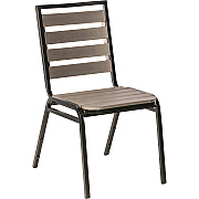 Lorell Faux Wood Outdoor Chairs (LLR42687)