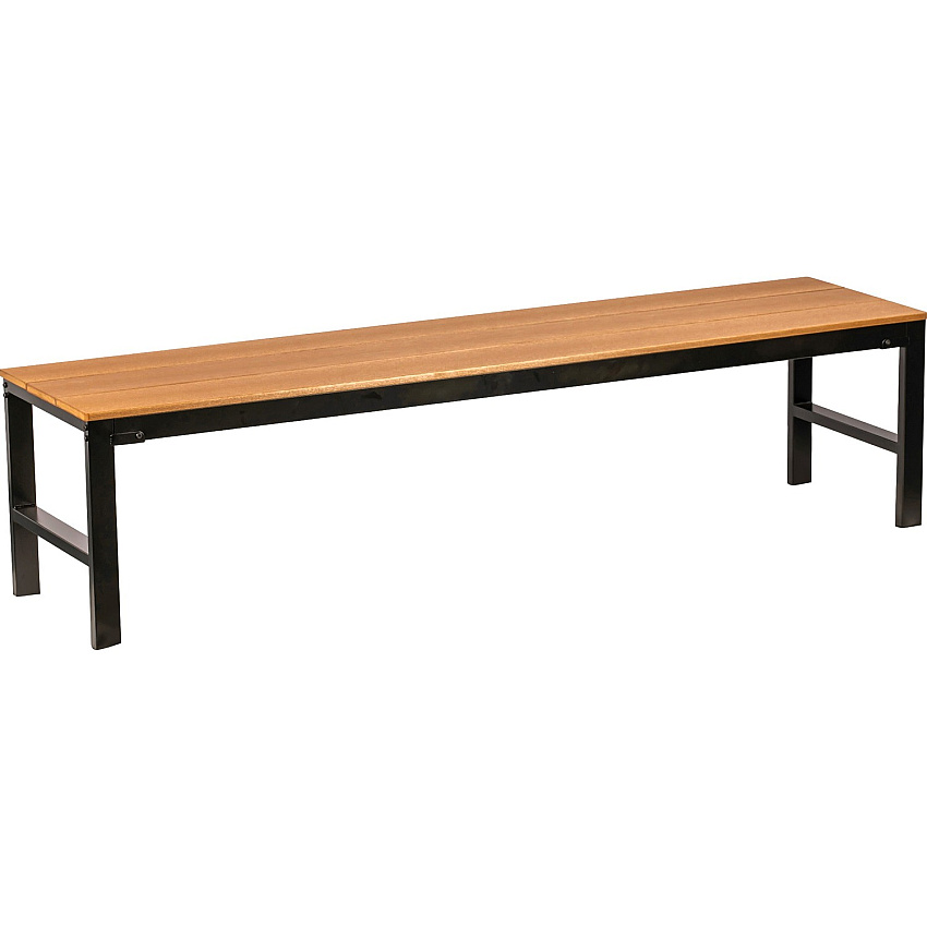 Lorell Faux Wood Outdoor Bench (LLR42688)