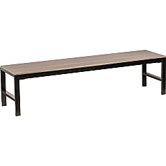 Lorell Faux Wood Outdoor Bench (LLR42689)