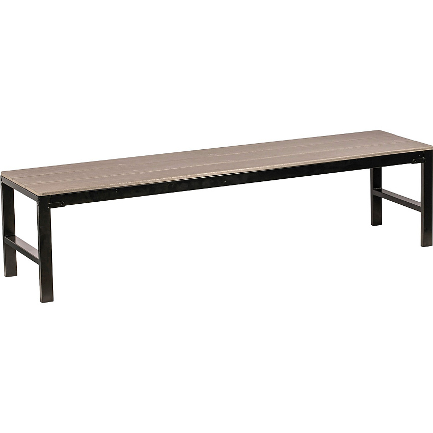 Lorell Faux Wood Outdoor Bench (LLR42689)