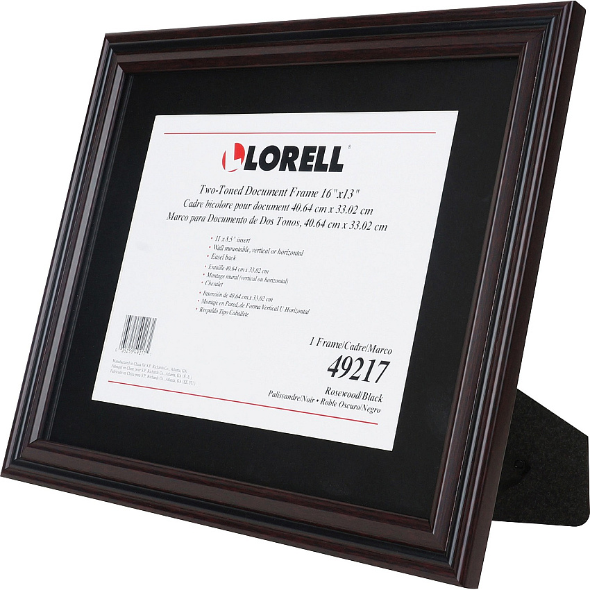 Lorell 2-toned Certificate Frame (LLR49217)