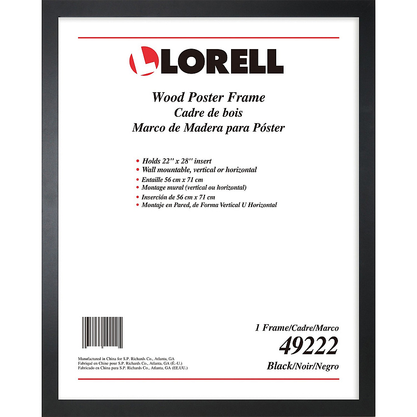Lorell Solid Wood Poster Frame (LLR49222)