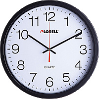 Lorell 12-1/2" Slimline Wall Clock (LLR61008)