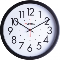 Lorell 14-1/2" Self-Set Wall Clock (61009)
