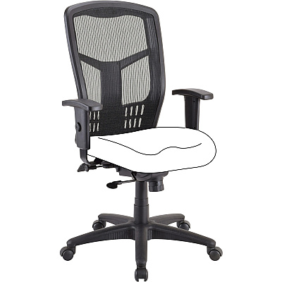 Lorell Ergomesh Executive Mesh High-Back Chair (86205) Frame (LLR86212)