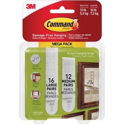 Command Picture Hanging Strips Mega Pack (1720928ES)