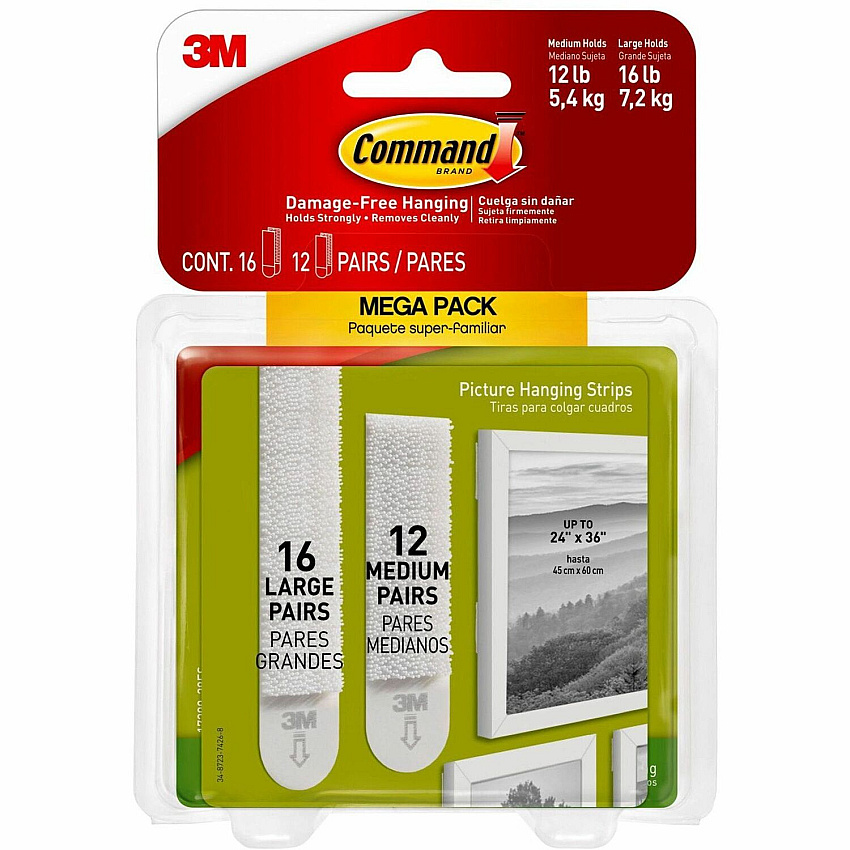 Command Picture Hanging Strips Mega Pack (MMM1720928ES)