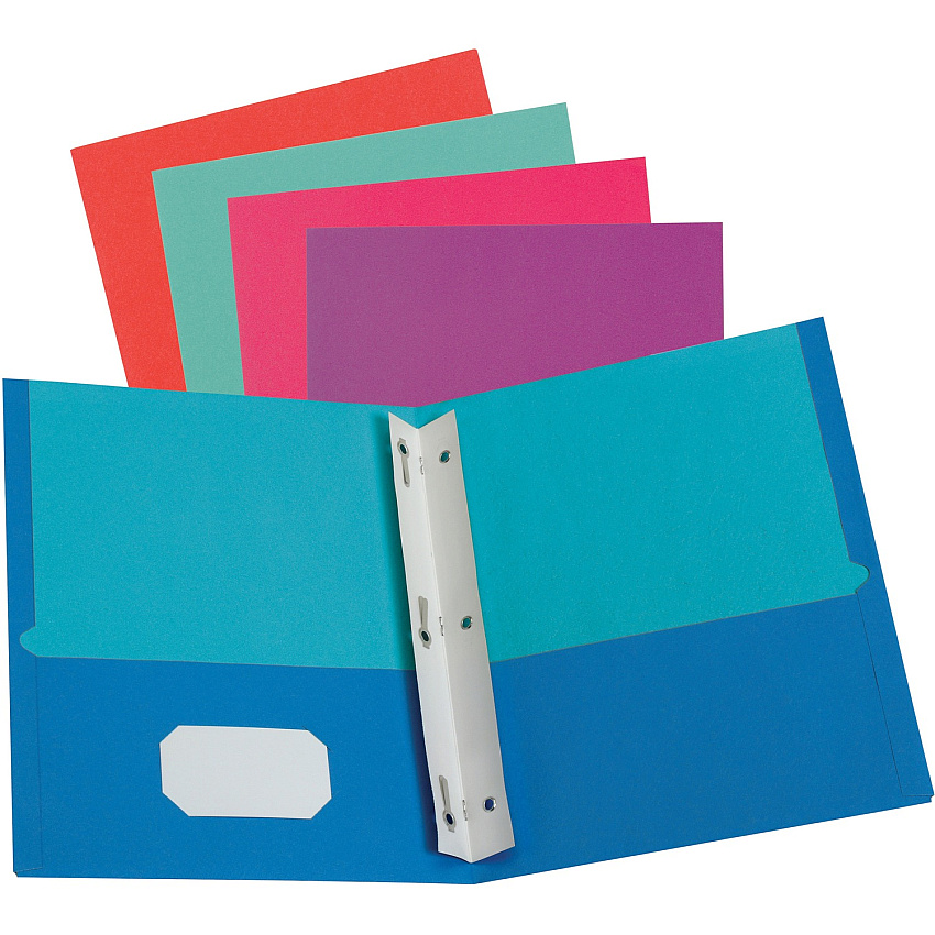 Oxford Letter Recycled Pocket Folder with Fastener (OXF52076)