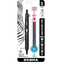 Zebra Steel 7 Series X-701 Retractable Ballpoint Pen (ZEB29811)