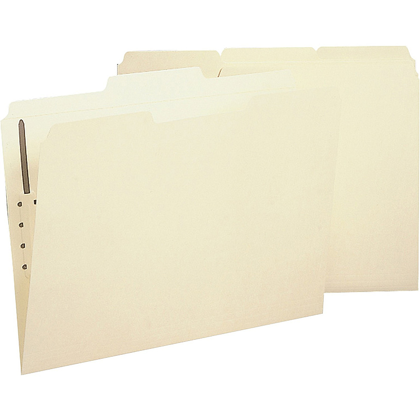 Business Source 1/3 Tab Cut Legal Recycled Fastener Folder (BSN17230)