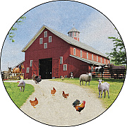 Flagship Carpets Barn Animals Classroom Rug (FA100427FS)