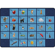 Flagship Carpets See My Alphabet Classroom Rug (FA101832FS)