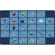 Flagship Carpets See My Alphabet Classroom Rug (FA101844FS)