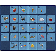 Flagship Carpets See My Alphabet Classroom Rug (FA101858FS)