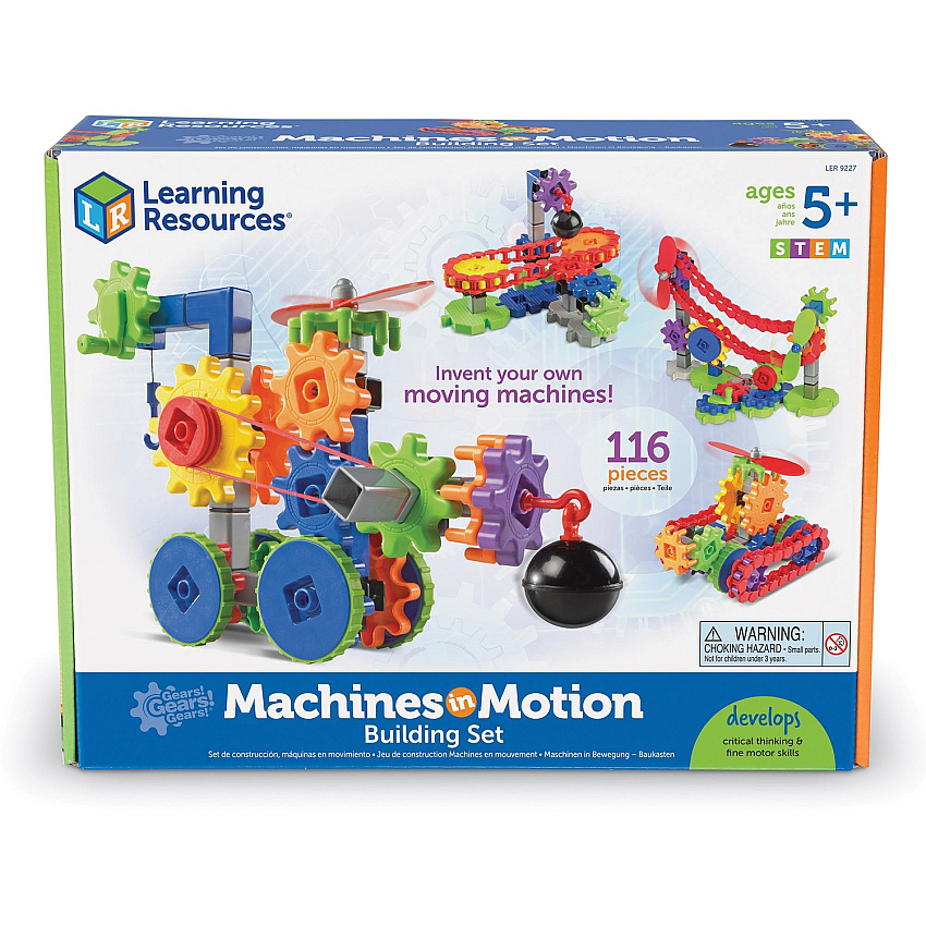 Learning Resources Gears! Gears! Gears! Machines in Motion (LRNLER9227)