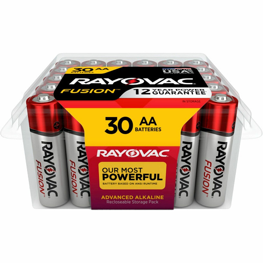 Rayovac Fusion Premium Alkaline AA Batteries (RAY81530PPFUSK)