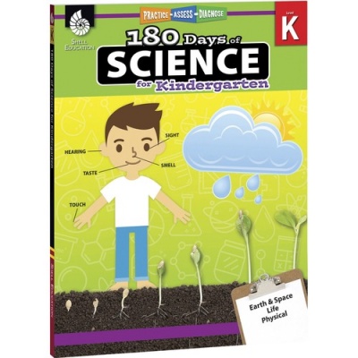 Shell Education 180 Days of Science Resource Book Printed Book (51406)