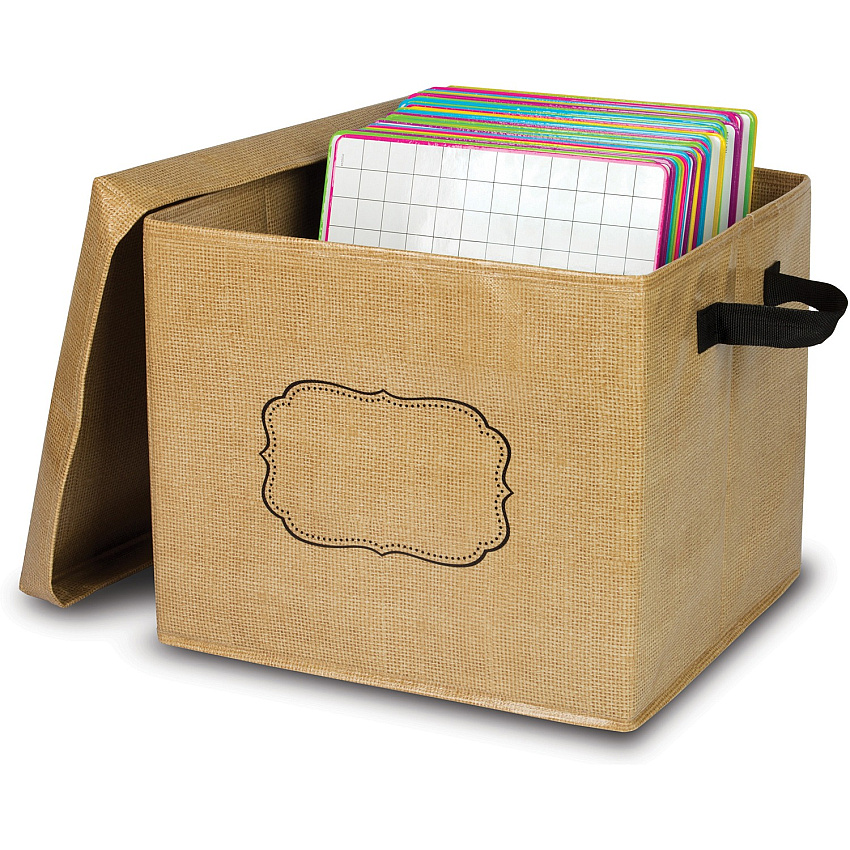 Teacher Created Resources Burlap Storage Box (TCR20834)