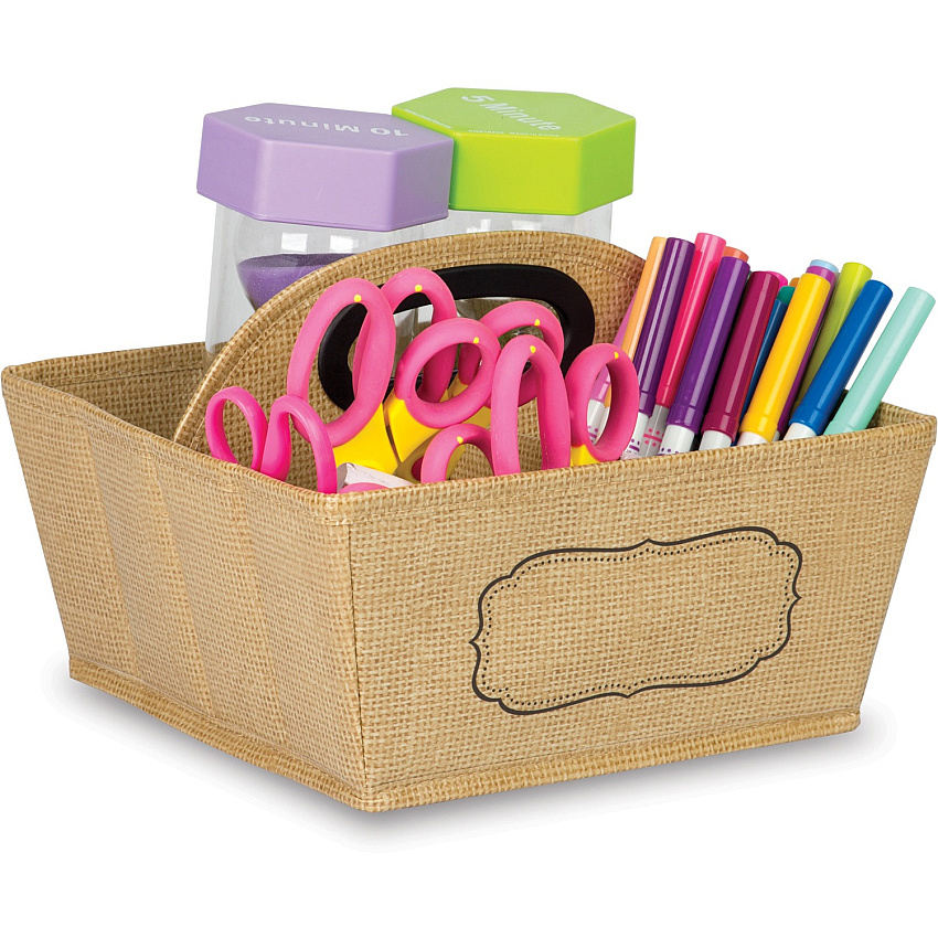 Teacher Created Resources Burlap Storage Caddy (TCR20836)