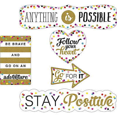 Teacher Created Resources Confetti Positive Accents (TCR77326)