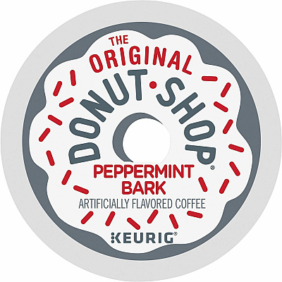 The Original Donut Shop K-Cup Peppermint Bark Coffee (GMT7428)