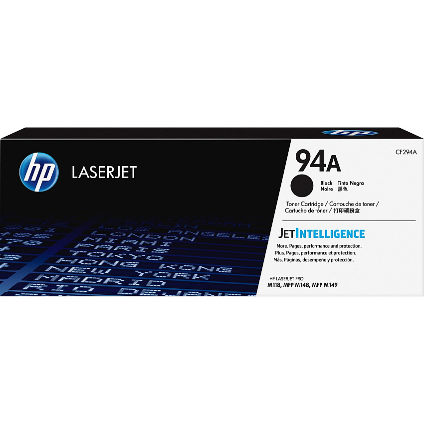 HP 94A (HEWCF294A) Original Laser Toner Cartridge - Black - 1 Each