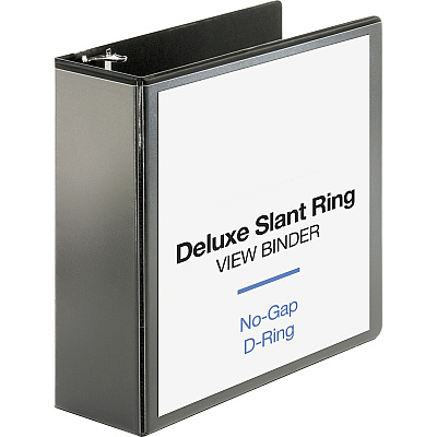 Business Source Deluxe Slant Ring View Binder (BSN62472)