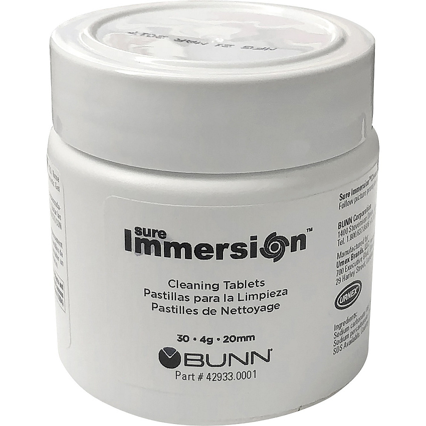 BUNN Sure Immersion Cleaning Tablets (BUN429330001)