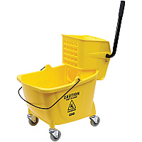 Genuine Joe 35-quart Side Press Mop Bucket & Wringer Combo (GJO02347PL)