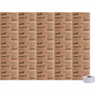 Genuine Joe 2-ply Jumbo Roll Dispenser Bath Tissue (GJO2565012PL)