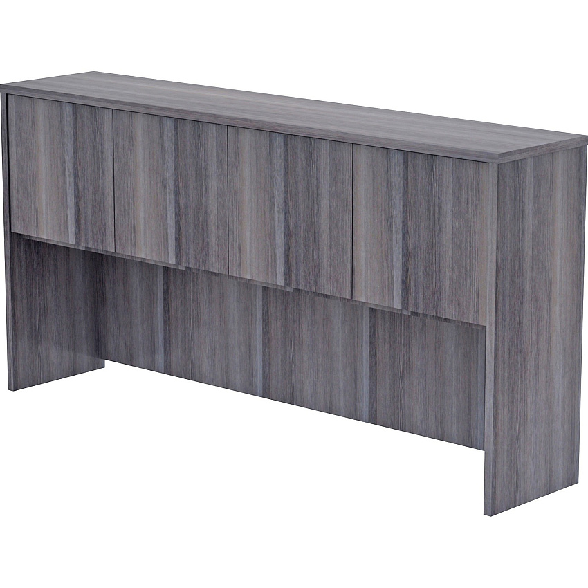 Lorell Essentials Series Stack-on Hutch with Doors (LLR69557)