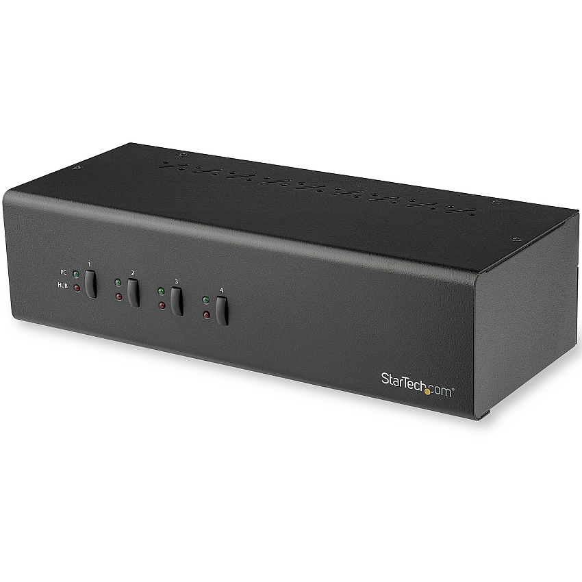 StarTech 4 Port Dual Monitor Dvi Kvm Switch 1440p (SV431DL2DU3A)