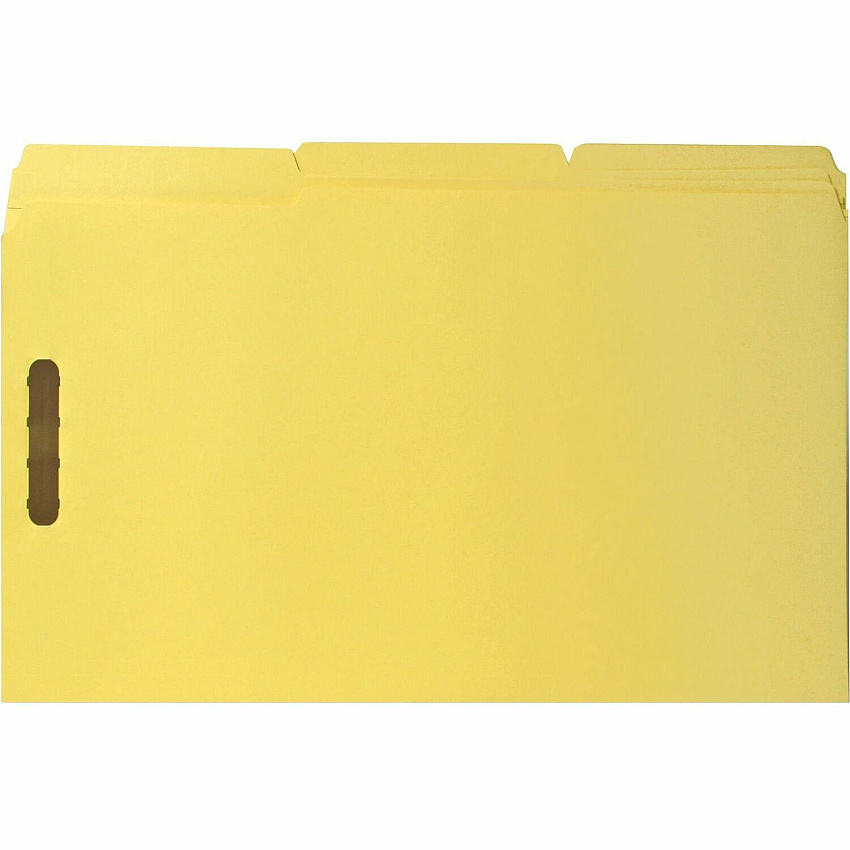 Business Source 1/3 Tab Cut Legal Recycled Fastener Folder (BSN17222)