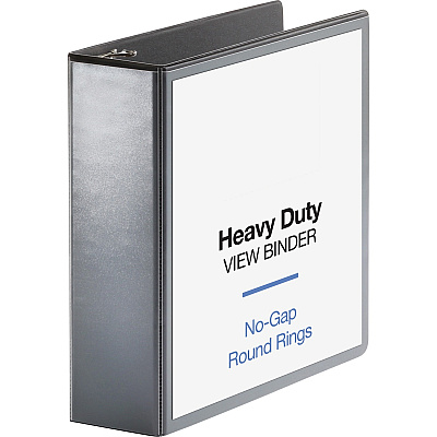 Business Source Heavy-duty View Binder (BSN19750)