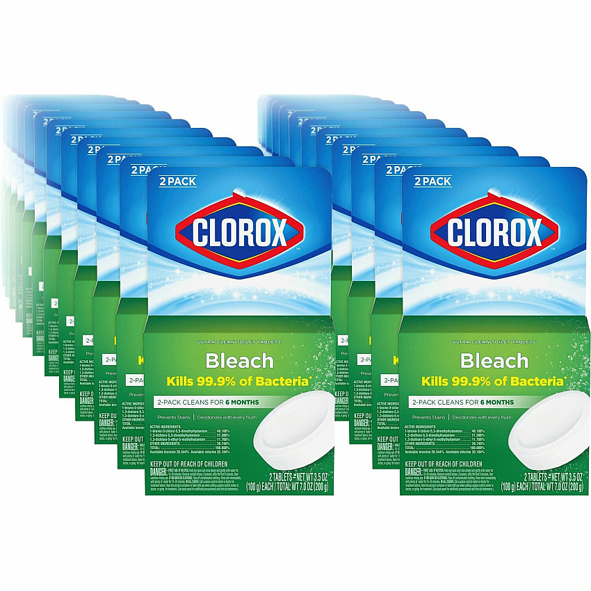 Clorox Ultra Clean Toilet Tablets Bleach (CLO30024BD)