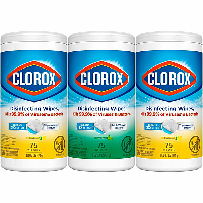 Clorox Disinfecting Bleach Free Cleaning Wipes Value Pack (CLO30208PL)