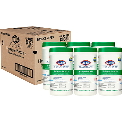 Clorox Healthcare Hydrogen Peroxide Cleaner Disinfectant Wipes (CLO30825CT)