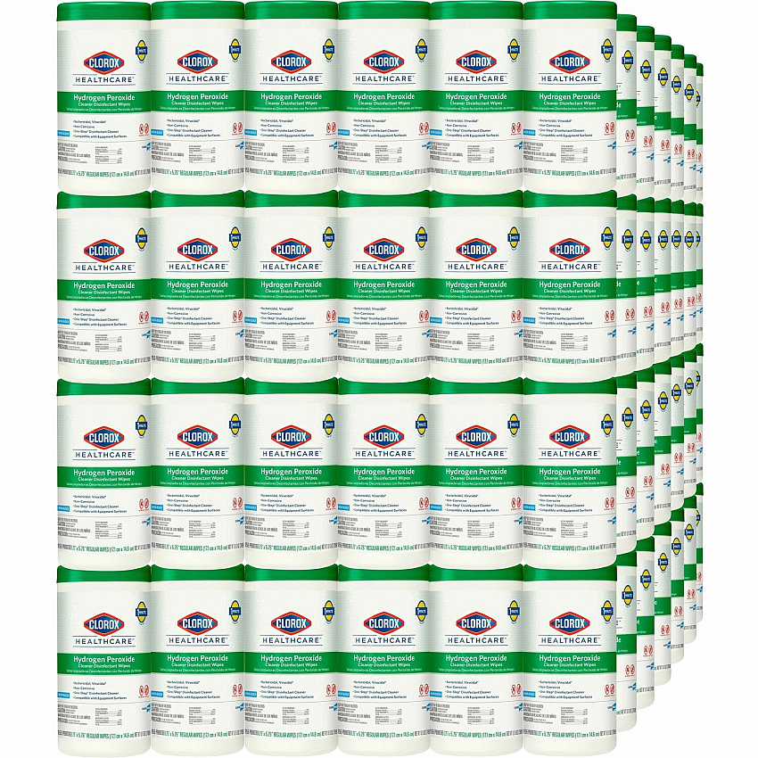Clorox Healthcare Hydrogen Peroxide Cleaner Disinfectant Wipes (CLO30825PL)