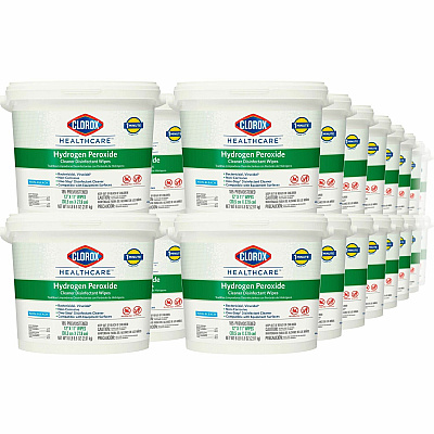 Clorox Healthcare Hydrogen Peroxide Cleaner Disinfectant Wipes (CLO30826BD)