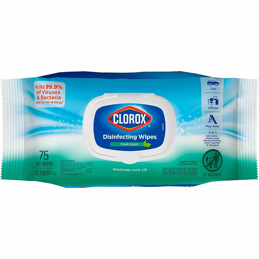 Clorox Bleach-free Disinfecting Cleaning Wipes (CLO31430BD)