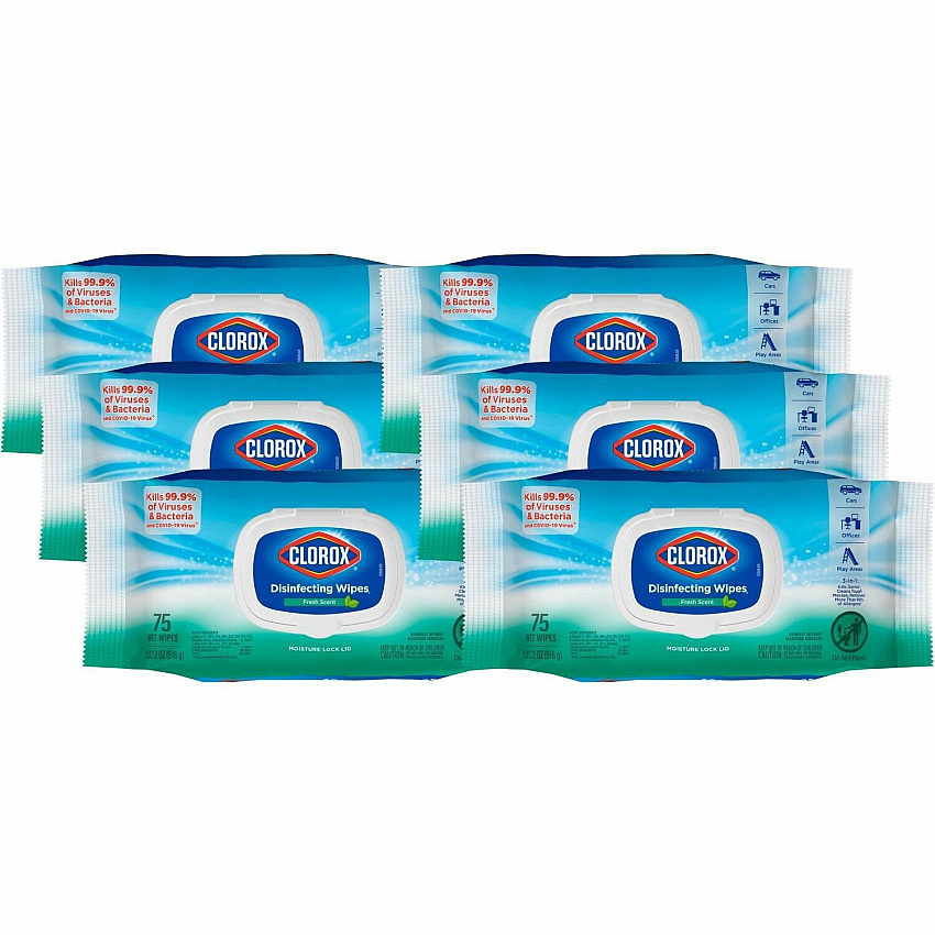 Clorox Disinfecting Cleaning Wipes Value Pack - Bleach-free (CLO31430CT)