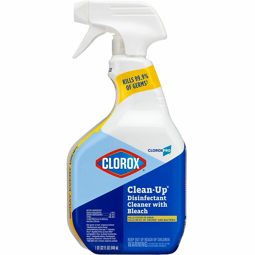 CloroxPro Clean-Up Disinfectant Cleaner with Bleach (CLO35417BD)