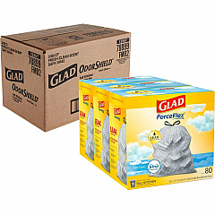 Glad ForceFlex Tall Kitchen Drawstring Trash Bags (CLO78899PL)
