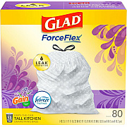 Glad ForceFlex Tall Kitchen Drawstring Trash Bags (CLO78902PL)